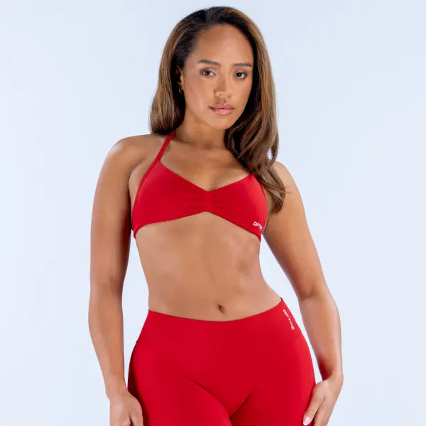 Impact Strappy Bra Rouge - 4